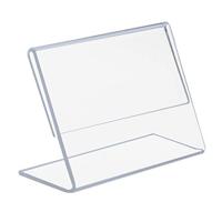 Kaarthouder Europel L-standaard A7 liggend acryl - thumbnail