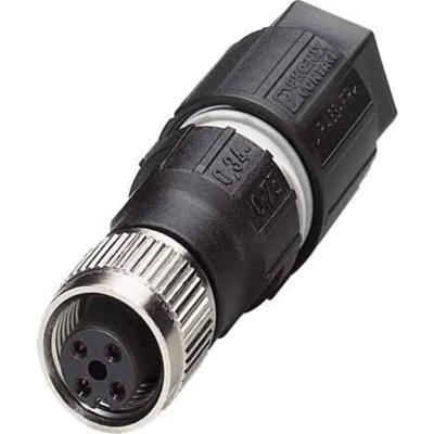 Phoenix Contact 1641756 Sensor/actuator connector, niet geassembleerd M12 Aantal polen (sensoren): 4 Bus, recht 1 stuk(s) Phoenix Contact 1641756 Sensor/actuator connector, niet geassembleerd M12 Aantal polen (sensoren): 4 Bus, recht 1 stuk(s)