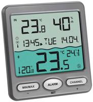TFA Dostmann VENICE Funk-Pool-Thermometer 30.3056.10 Zwembadthermometer Antraciet - thumbnail