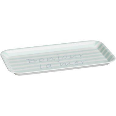 Dienblad Bonjour - mint - 30x16 cm - Leen Bakker