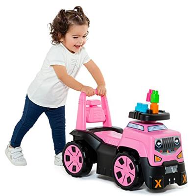 Driewieler Moltó 3x1 Wheels & Blocks 10 Onderdelen 89 cm Roze