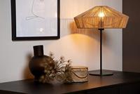 Lucide YUNKAI - Tafellamp - Ø 40 cm - 1xE27 - Naturel - thumbnail