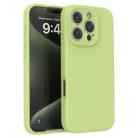 Lunso iPhone 16 Pro hoesje - Flexibel siliconen Backcover -Lime Groen - thumbnail