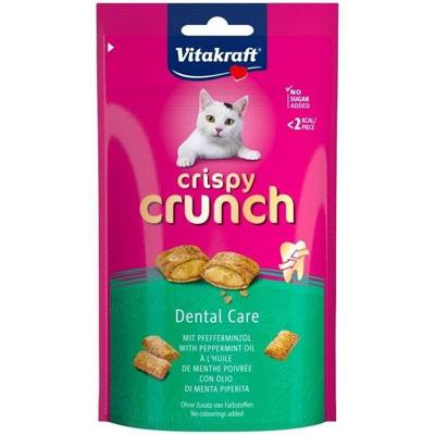 VITAKRAFT Crispy Crunch Dental - Kattensnoepje - 60g