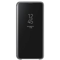 Clear View Standing Cover EF-ZG960 - Flip cover voor mobiele telefoon - zwart - voor Galaxy S9 - thumbnail