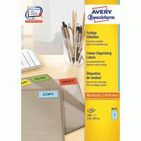 Etiket Avery Zweckform 3471 210x297mm A4 blauw 100stuks - thumbnail