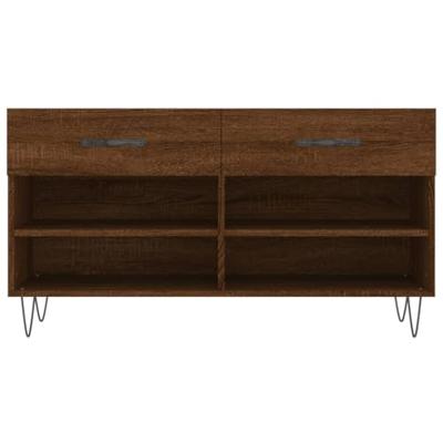 VidaXL Schoenenbank 102x35x55 cm bewerkt hout sonoma eikenkleurig