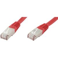 econ connect F6TP1RT RJ45 Netwerkkabel, patchkabel CAT 6 S/FTP 1.00 m Rood Pair afscherming 1 stuk(s) - thumbnail