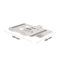 Nedis Tablet Standaard | Standaard | Draai- en Kantelbaar | Zilver - TSTND210SI - thumbnail