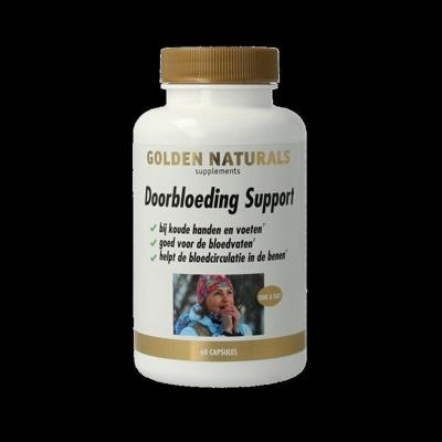 Golden Naturals Doorbloeding support 60 Vegetarische capsules