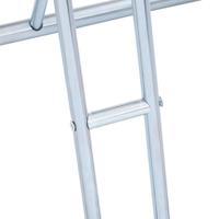 VidaXL Fietsstandaard voor 2 fietsen vrijstaand gegalvaniseerd staal - thumbnail