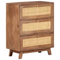 Dressoir 61x35x76 cm massief mangohout - thumbnail