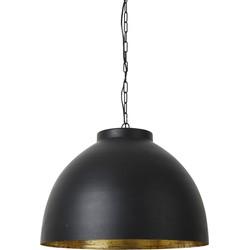 Light & Living Landelijke hanglampKylie zwart Ø 60cm - 3018512
