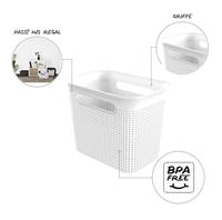 Rotho BRISEN Opbergmand 26.2x18x21.1 cm 7L Wit - thumbnail