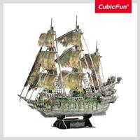 Cubic Fun 3D Puzzel Flying Dutchman + Licht 360 Stukjes - thumbnail