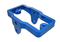 Traxxas TRX-9739-BLUE Servohouder blauw, aluminium TRX-4M - thumbnail