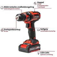 Einhell TC-CD 18/35 Li 4513914 Accu-schroefboormachine 18 V 1.5 Ah Li-ion Incl. accu, Incl. lader - thumbnail