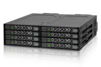 Icy Dock MB998SP-B opslagbehuizing 8x2,5 SATA behuizing voor 5,25 extern - thumbnail