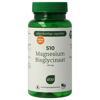 510 Magnesium bisglycinaat 60 Vegetarische capsules 510 Magnesium bisglycinaat 60 Vegetarische capsules