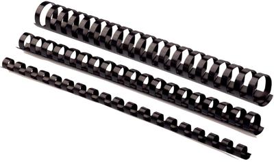 Bindrug fellowes 19mm 21rings a4 zwart