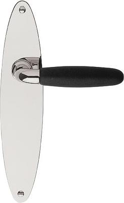 Formani TIMELESS 1931MPOSFC deurkruk op schild blind - glans nikkel/ebbenhout