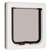 Cat Mate kattenluik met tweewegsluiting 13mm wit - thumbnail