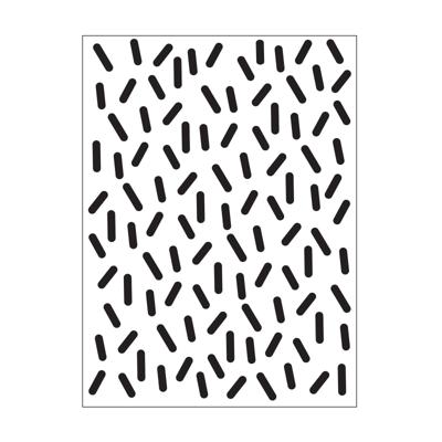 Vaessen Creative • embossing folder sprinkles