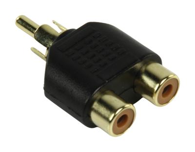 HQ RCA naar 2x RCA audio adapter HQ RCA naar 2x RCA audio adapter