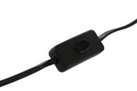 Bureaulamp Home ESPRIT Ijzer Teakhout 50 X 22 X 80 cm - thumbnail