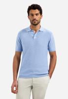 No- Excess Pullover Short Sleeve Polo Slub 31240263sn Poloshirts 030 Blue - thumbnail