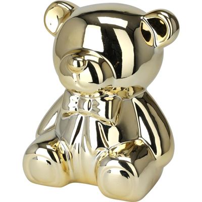 Spaarpot beer zilver/goud