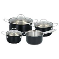 Alpina Pannenset 7-delig Mat Zwart/RVS/Glas - thumbnail