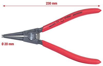 KS Tools 1192061 Precisie-borgveertang