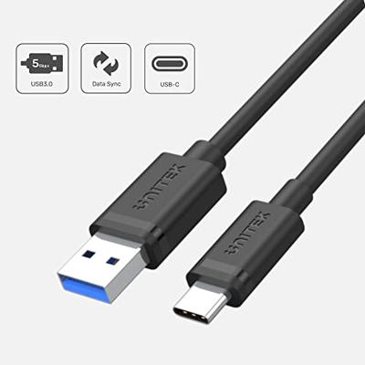 Unitek C14103BK USB 3.1 kabel type A - type C M-M 2M / overdracht tot 5Gbps / hoogwaardige koperdraden/synchronisatie en laden/Macbook/Chromebook Pixel