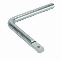 GB kruk voor boerenklinkstel gezet standaard deurdikte 40mm verzinkt | 1 stuk - 17270422 - thumbnail