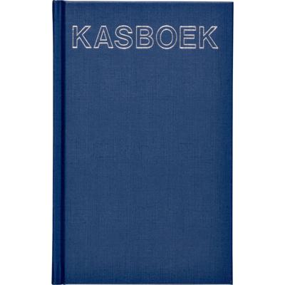 Kasboek 103x165mm 192blz 1 kolom blauw | 10 stuks