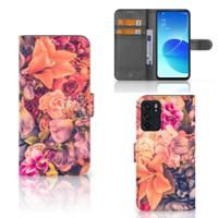 OPPO Reno6 5G Hoesje Bosje Bloemen - thumbnail