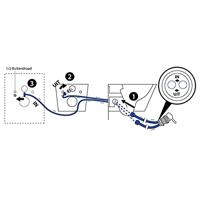 Wiesbaden Wandcloset Luxe Rimless 53 cm Inclusief Bidet-functie Mat Zwart - thumbnail