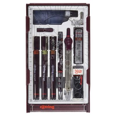 Tekenset rotring isograph master 10-delig