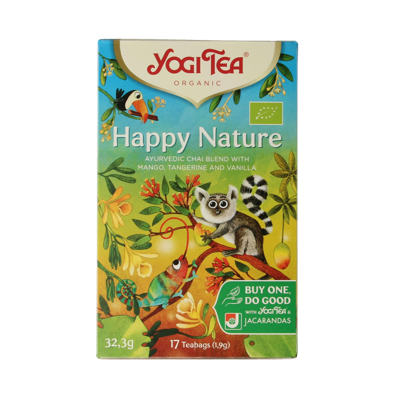 Yogi Tea Happy nature bio 17 Zakjes