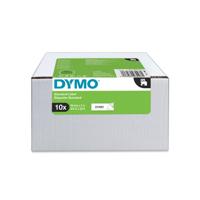 Dymo D1 tapecassette zwart op wit, 19mm x 7m printlint - thumbnail