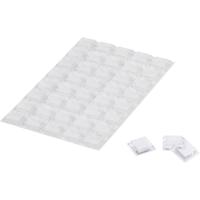 3M SJ 5308 MPCB Apparaatvoet Zelfklevend, Vierkant Transparant (Ø x h) 12.7 mm x 3.1 mm 40 stuk(s) - thumbnail