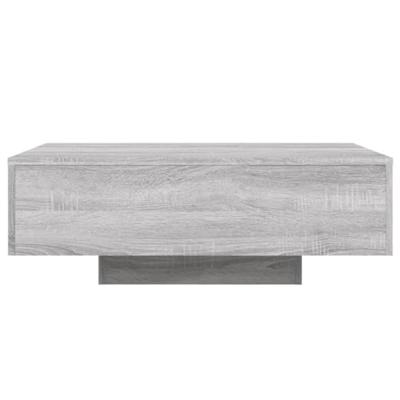 Salontafel met LED-verlichting 85x55x31 cm grijs sonoma eiken Salontafel met LED-verlichting 85x55x31 cm grijs sonoma eiken