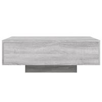 Salontafel met LED-verlichting 85x55x31 cm grijs sonoma eiken - thumbnail