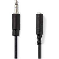 Nedis Stereo-Audiokabel | 3,5 mm Male | 6,35 mm Female | 0.2 m | 1 stuks - CAGB22550BK02 CAGB22550BK02 - thumbnail