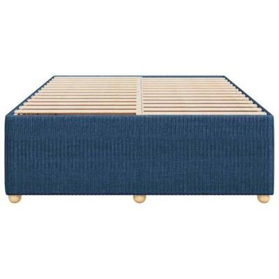 Bedframe zonder matras stof blauw 140x190 cm