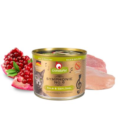 GRANATAPET Symphonie No.6 Veal and poultry - nat kattenvoer - 200g