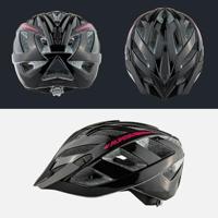 Alpina sports tour helm panoma 2.0 52-57 glans zwart/roze - thumbnail