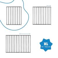 Badabulle Veiligheidshekje Safe & Protect XL (zwart) - thumbnail