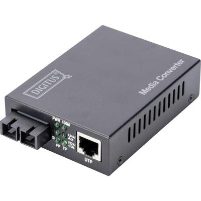 Digitus DN-82020-1 Netwerk mediaconverter LAN, SC Simplex 100 MBit/s Digitus DN-82020-1 Netwerk mediaconverter LAN, SC Simplex 100 MBit/s